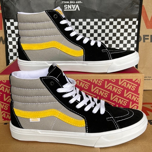 Vans BMX Sk8-Hi Black/Grey/Gold Women’s sneakers - Picture 2 of 16